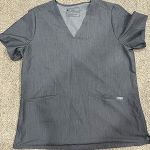 Women’s Figs Graphite Scrub Top